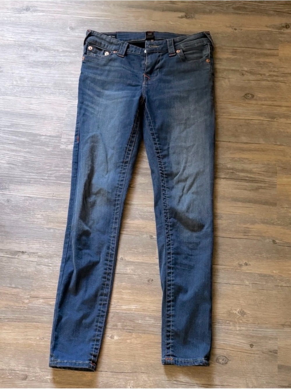 True Religion Halle Mid Rise Super Skinny
